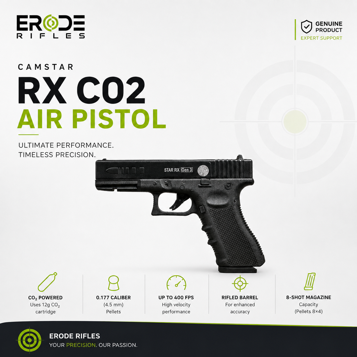 Camstar RX Gen 3 CO₂ Air Pistol