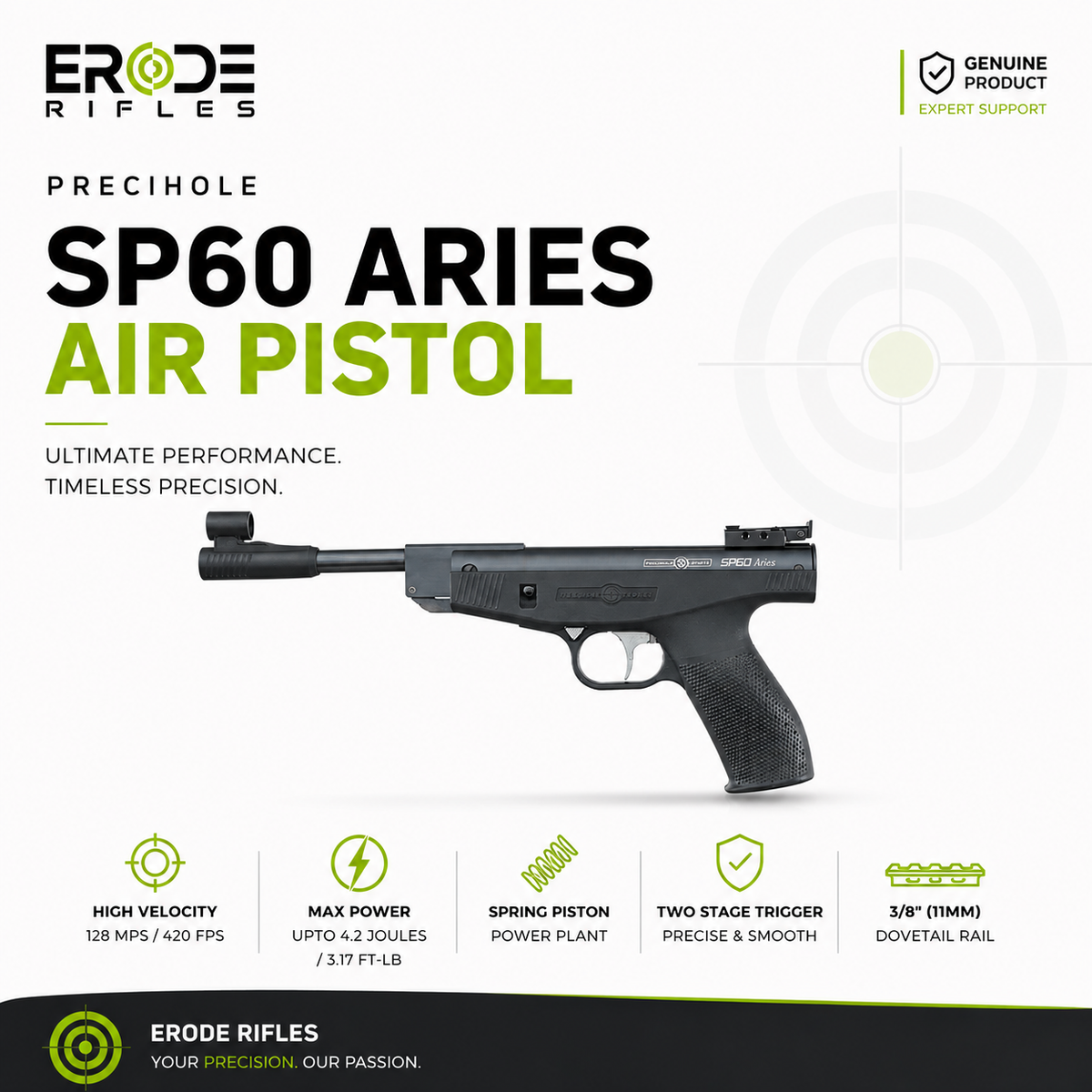 PRECIHOLE SP60 Aries Air Pistol