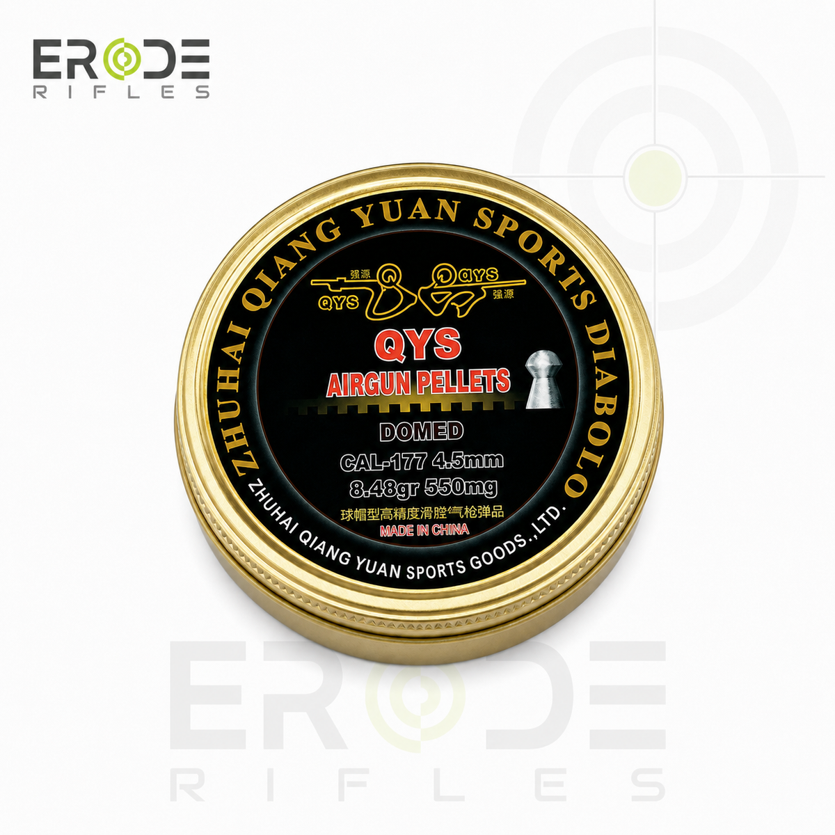 QYS Domed 8.48 Grain Airgun Pellets