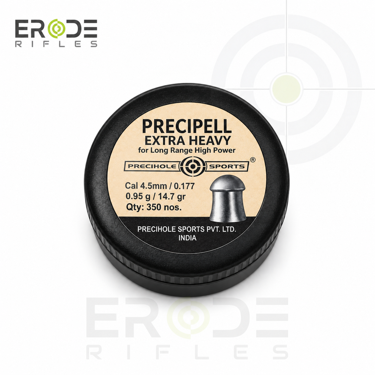 Precipell Extra Heavy .177 Caliber Airgun Pellets (14.7 gr)