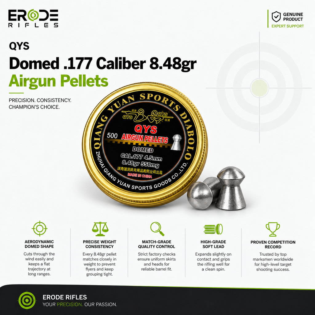 QYS Domed 8.48 Grain Airgun Pellets