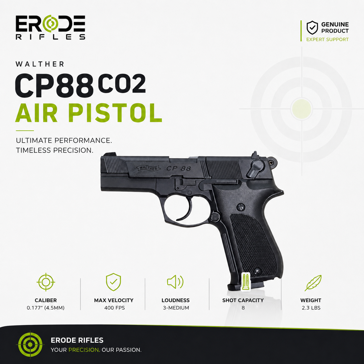 Walther CP88 CO2 Air Pistol
