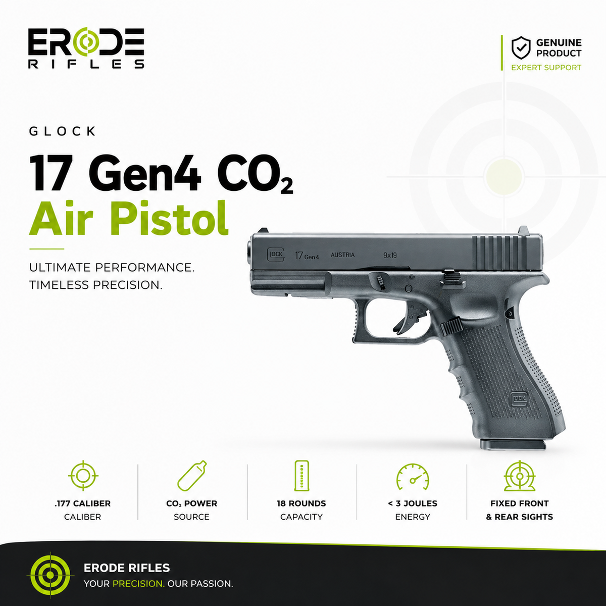 GLOCK 17 Gen4 CO₂ Air Pistol