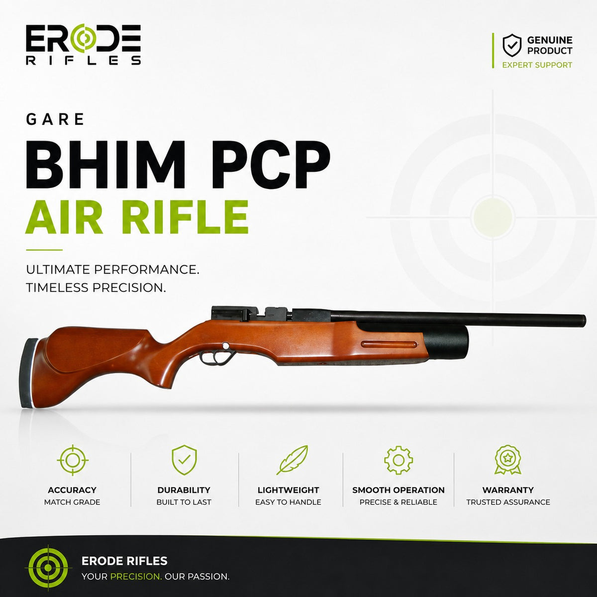 GARE Bhim Beechwood PCP Air Rifle