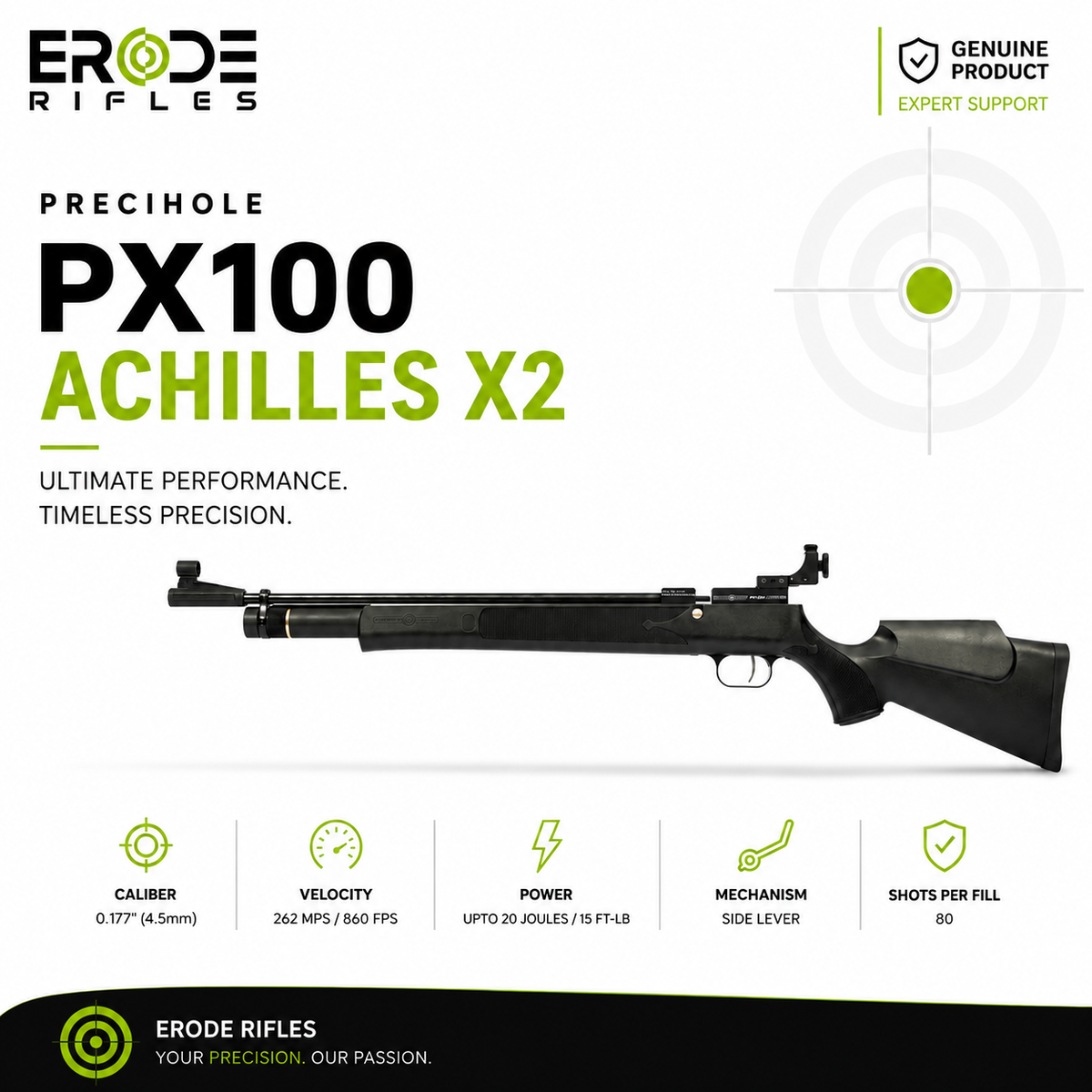 Precihole PX100 Achilles X2 PCP Air Rifle
