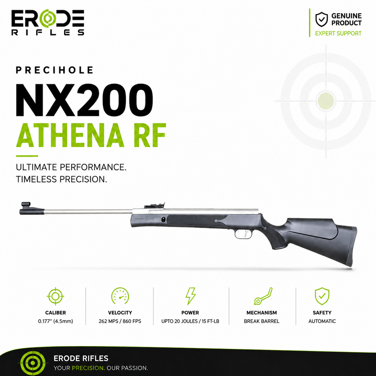 Precihole NX200 Athena RF Air Rifle