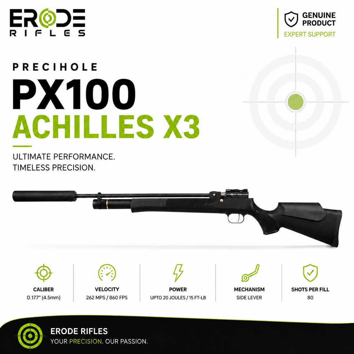 Precihole PX100 Achilles Classic X3 Air Rifle