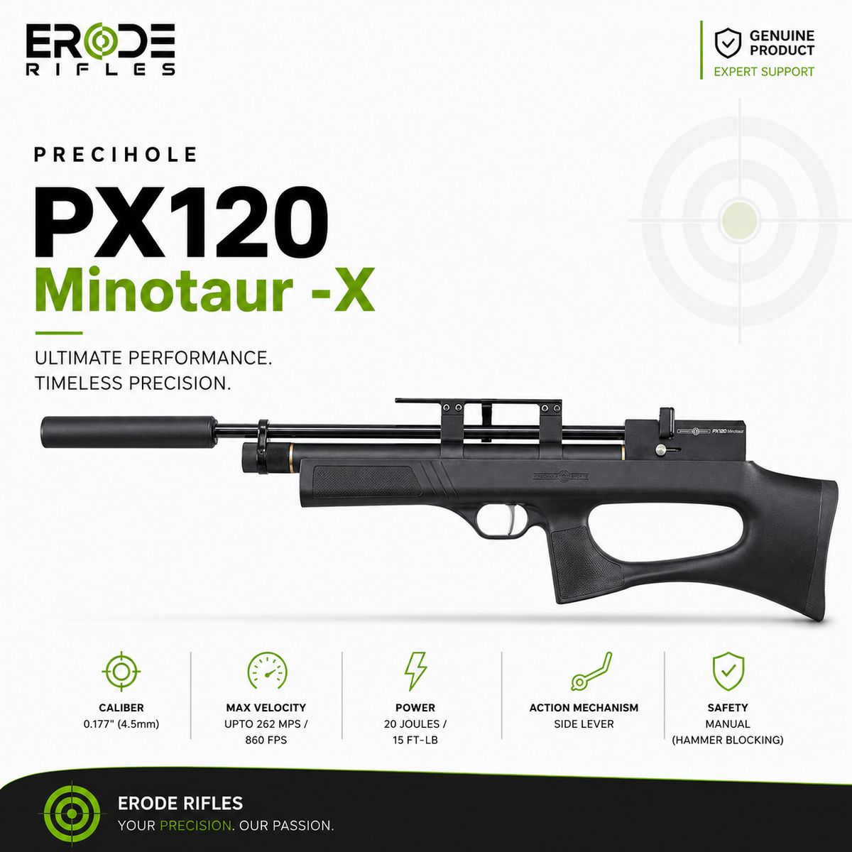 Precihole PX120 Minotaur-X PCP Air Rifle