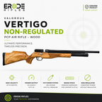 Valorous Vertigo Non-Regulated PCP Air Rifle – Wood