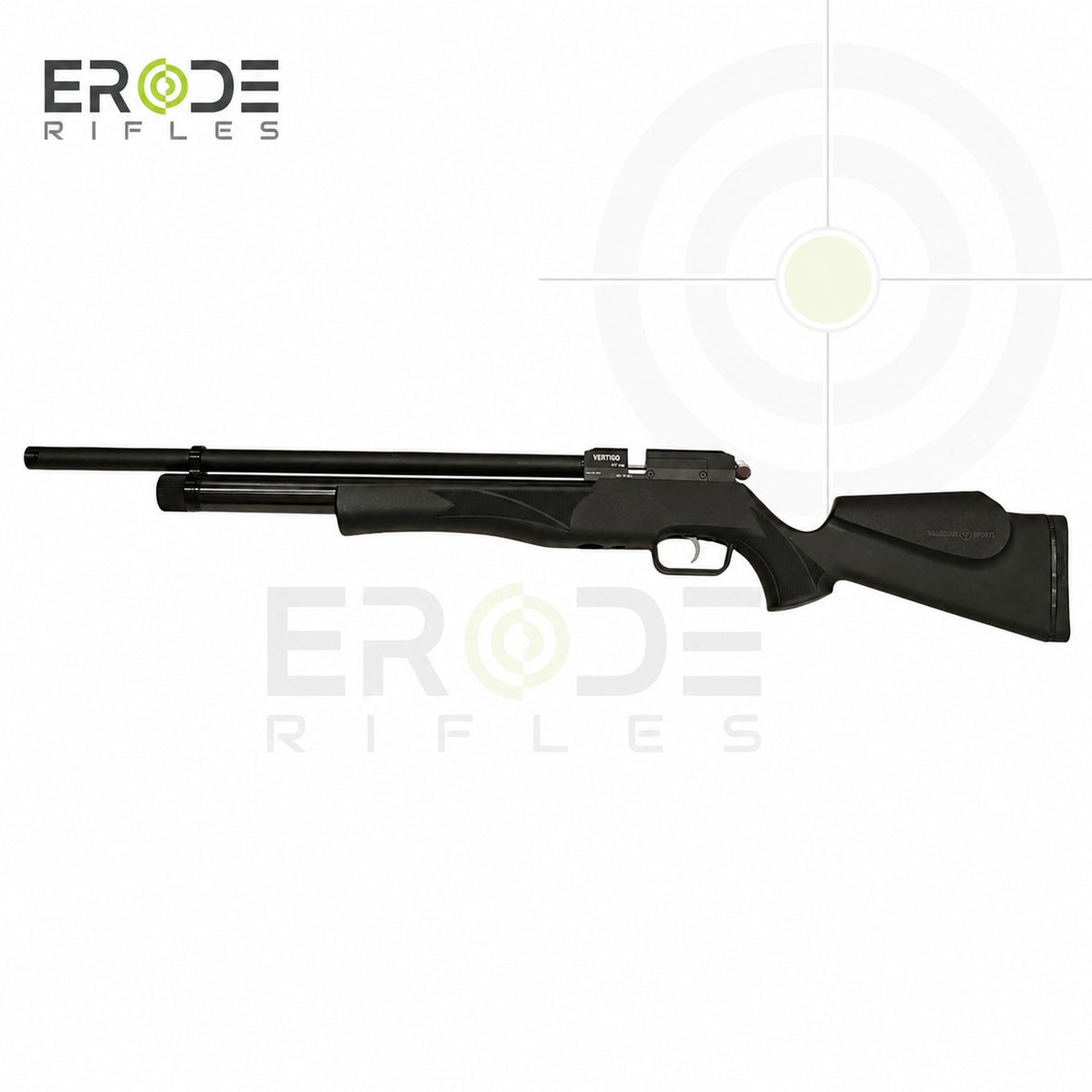 VALOROUS SPORTS VERTIGO Bolt Action 0.177 PCP Air Rifle – Non Regulated Synthetic Black