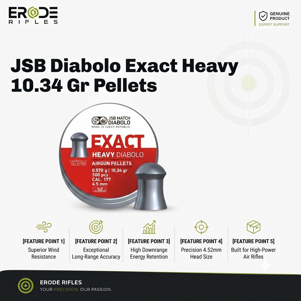 JSB Diabolo Exact Heavy 10.34 Gr Pellets