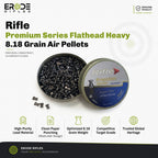 Rifle Premium Series Flathead Heavy 8.18 Grain Air Pellets