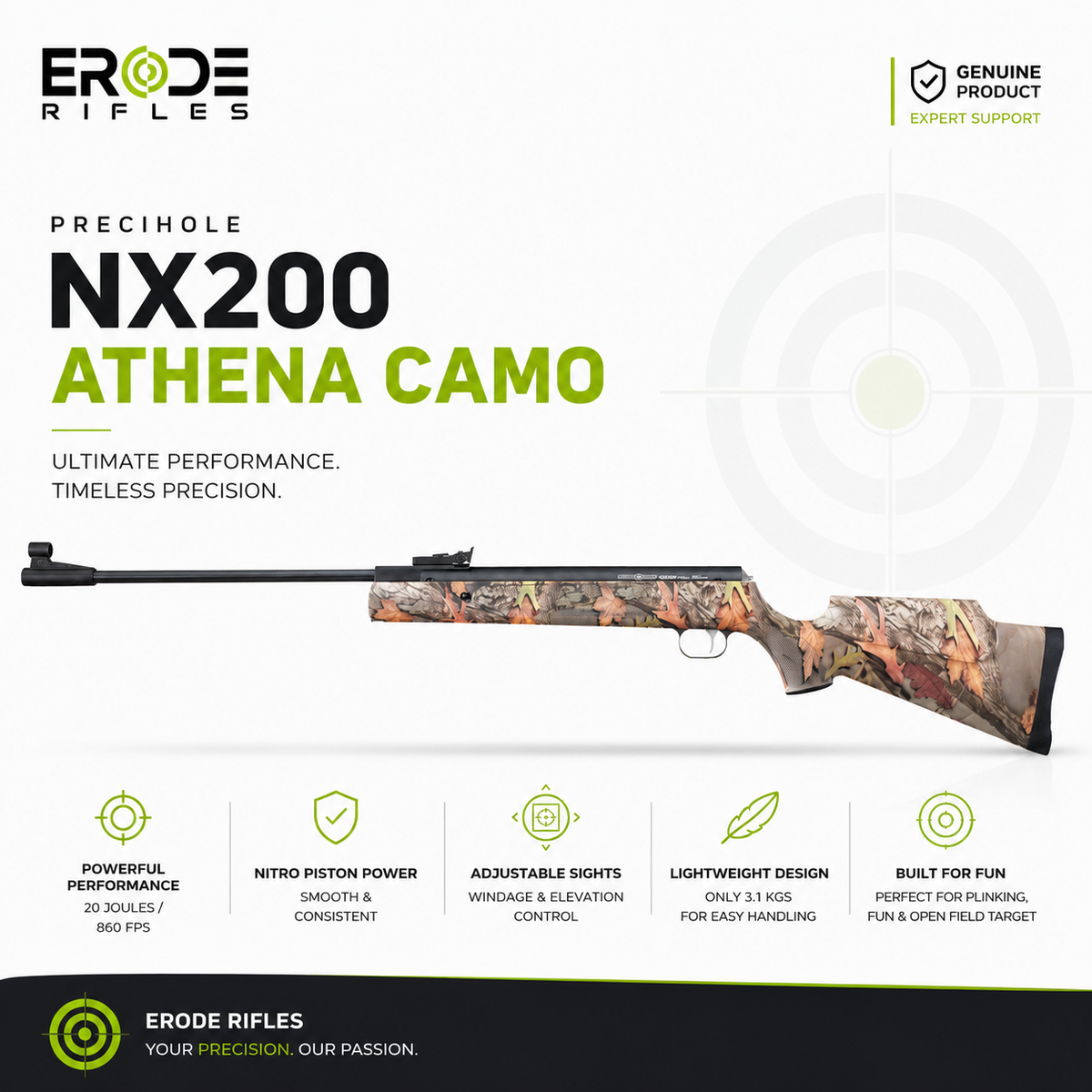 Precihole NX200 Athena Camo Air Rifle