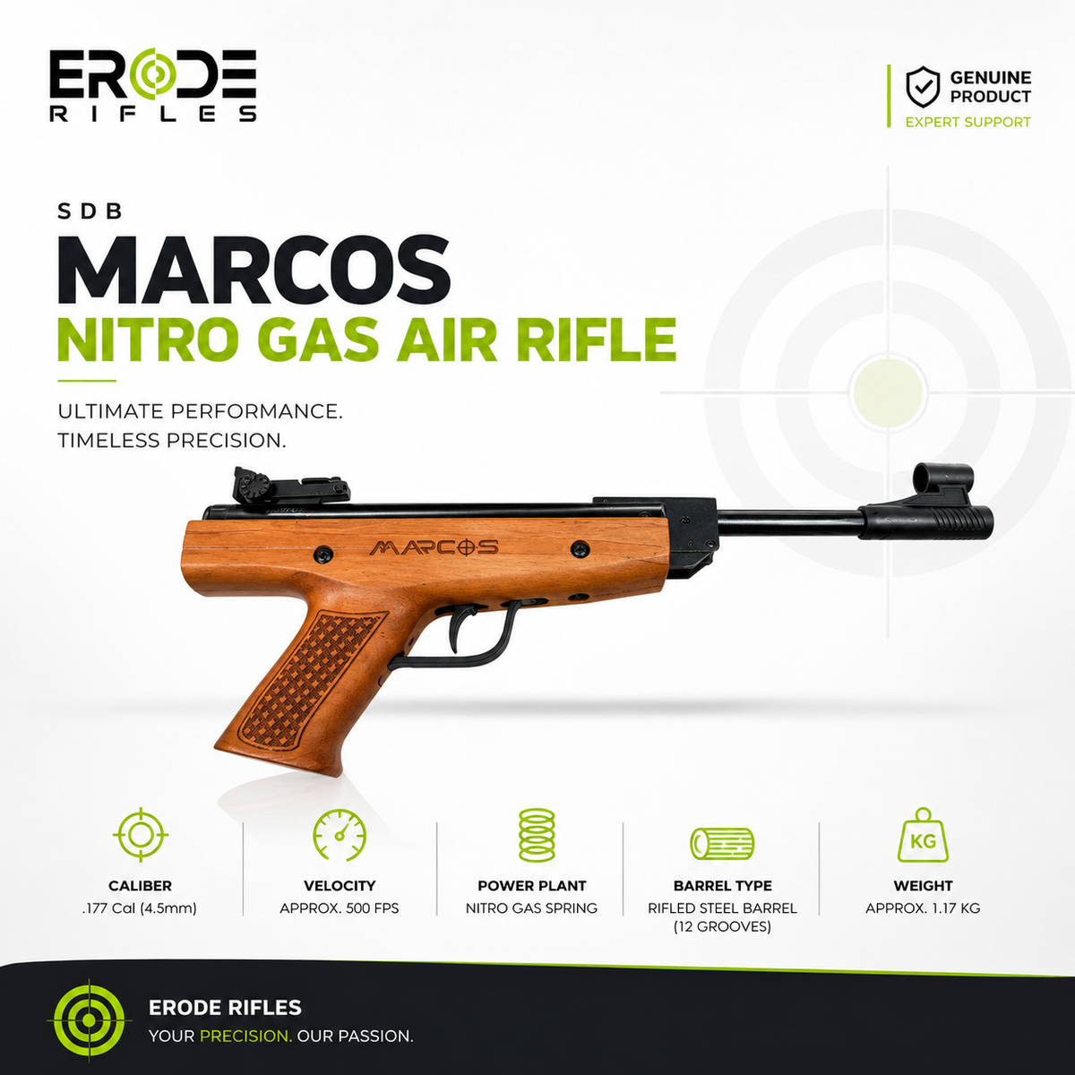 SDB Marcos Nitro Gas Air Pistol