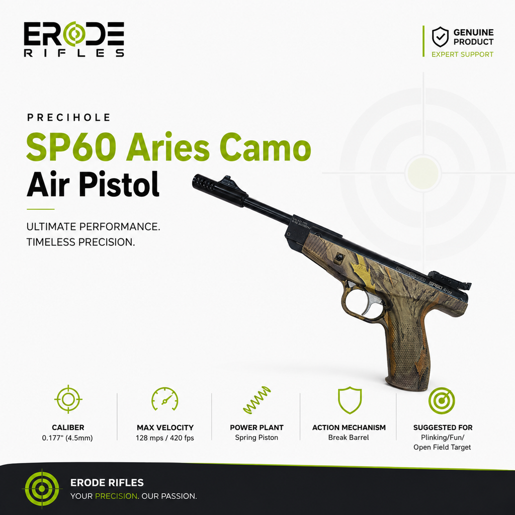 Precihole SP60 Aries Camo Air Pistol